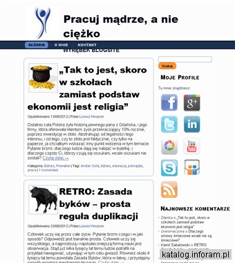 Pracuj mądrze, a nie ciężko