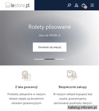 Lestore - producent rolet i żaluzji