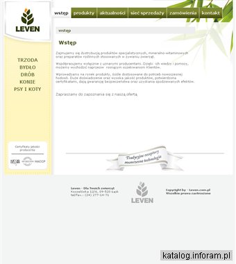 Leven - dla Twoich zwierząt