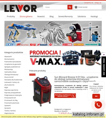 Wyposażenie warsztatów - lewor.pl