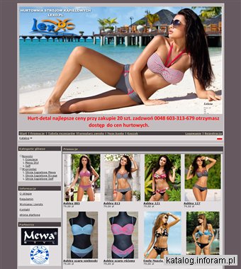 Hurtownia strojów kąpielowych