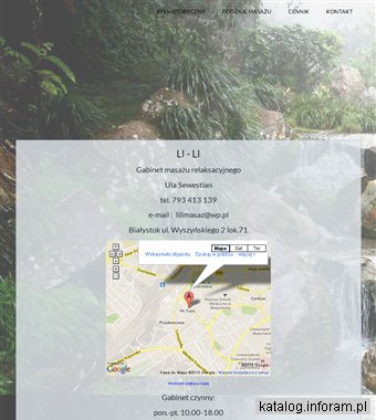 Li Li - Gabinet masażu relaksacyjnego