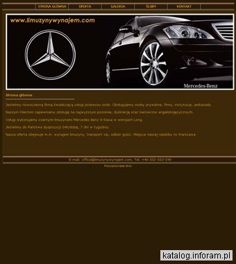 Wynajem limuzyny Warszawa