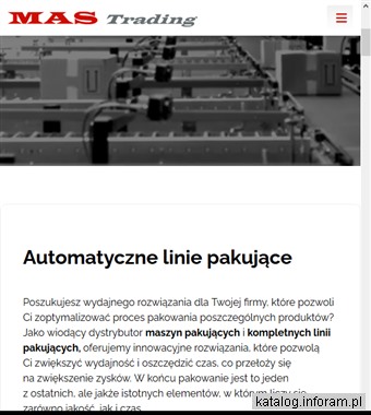 Lintegra - automatyzacja procesów pakowania