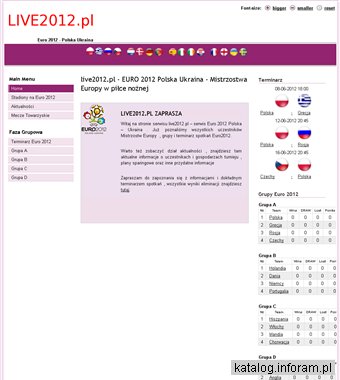EURO 2012 terminarz