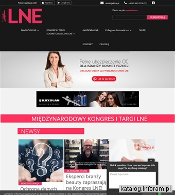 Targi i kongres kosmetyczny LNE