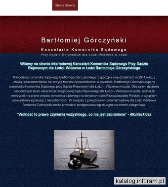 Komornik Łódź Widzew Bartłomiej Górczyński