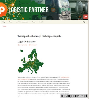 LOGISTIC PARTNER Przewóz substancji płynnych Kraków