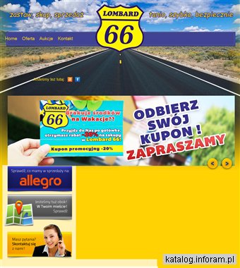 Lombard 66 - pożyczki pod zastaw, skup złota