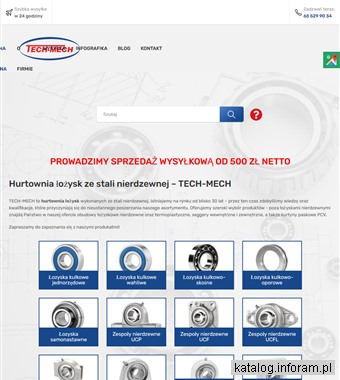 Obudowa łożyskowa nierdzewna - lozyskanierdzewne.pl