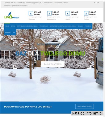 Dystrybucja gazu grzewczego - LPG DIRECT