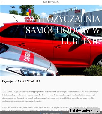 Wynajem aut w Lublinie