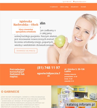 Ortodonta Agnieszka Rachwalska-Olech