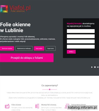 Folie okienne Lublin