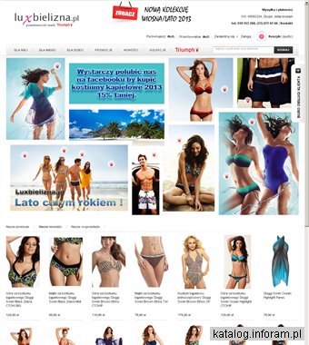 Sklep internetowy z bielizną Triumph luxbielizna.pl