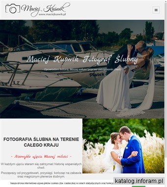 Fotografia ślubna Maciej Kuświk
