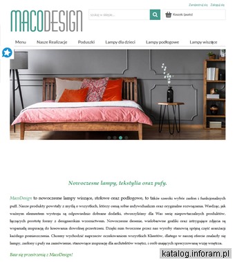 Sklep z oświetleniem Macodesign.eu