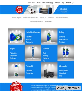 Producent systemów reklamowych - Budowa stoisk targowych i wysp handlowych - Pruszcz Gdański