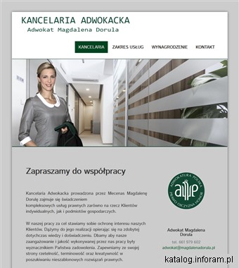 Kancelaria adwokacka - Magdalenadorula.pl