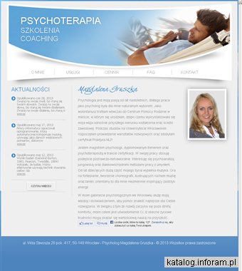 Psycholog Magdalena Gruszka