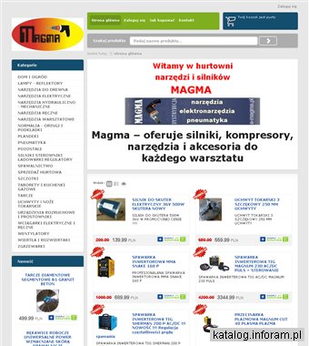 Tarcze do cięcia metalu, aerograf, silniki - Magma