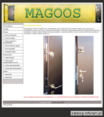 MAGOOS- drzwi stalowe, antywłamaniowe