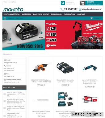 Elektronarzędzia akumulatorowe Milwaukee