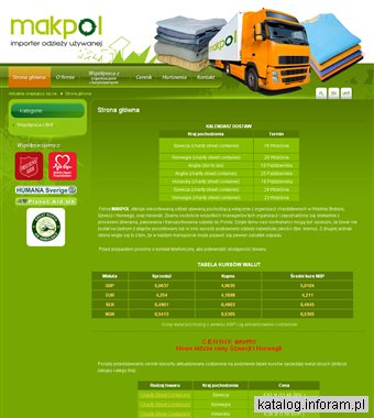 Makpol. Hurtownia odzieży używaneJ odzież ze Szwecji