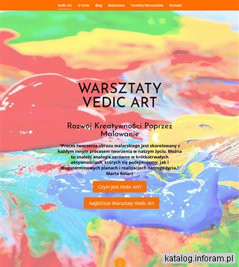 Warsztaty i szkolenia Vedic Art & Malarstwo Intuicyjne