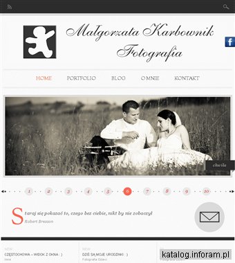 Zdjęcia ślubne i nie tylko - strona autorska Małgorzaty Karbownik