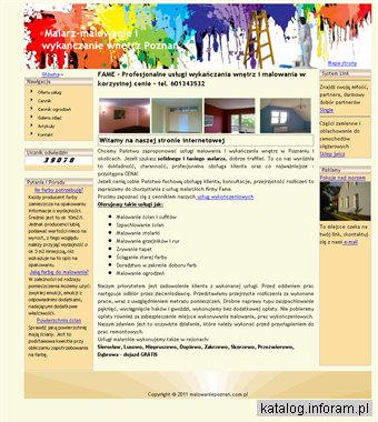 Malowanie ścian Poznań