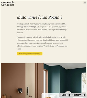 Malowanie ścian Poznań