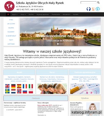 Szkoła Języków Obcych Mały Rynek w Krakowie