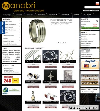 Biżuteria męska i kobieca - manabri.pl