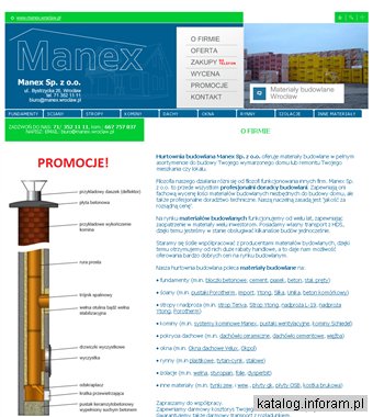 Hurtownia budowlana Manex Wrocław
