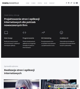 Paweł Mansfeld - web design