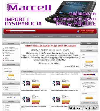 Marcell - hurtownia Gsm, akcesoria do komórek