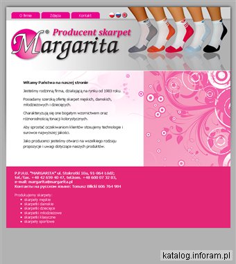 MARGARITA skarpetki producent