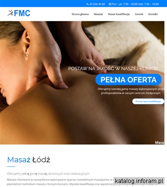 Masaż Łódź - Centrum masażu FMC