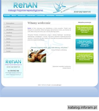 RehAN - masaż w zaciszu Twojego domu