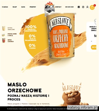 Masło orzechowe 100% - maslove.pl