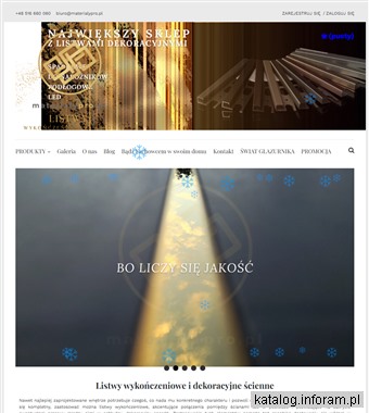 Listwy wykończeniowe i dekoracyjne