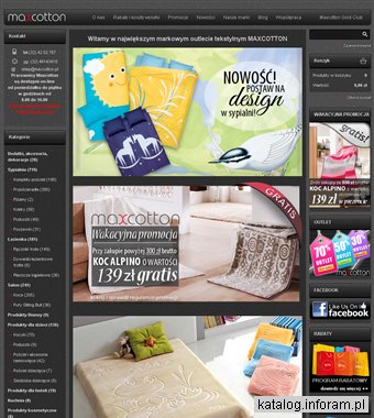 Platforma Tekstylna narzuty sprzedaż