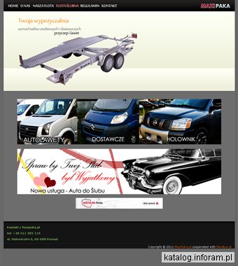 Maxipaka - wypożyczalnia autolawet