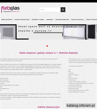 Gabloty sklepowe- mebglas.pl
