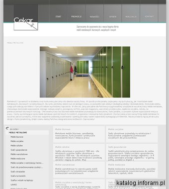 Metalowe meble wrsztatowe