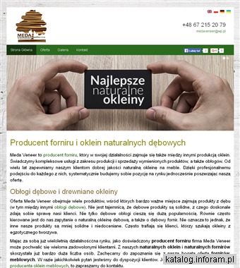 MEDA VENEER Obłogi dębowe