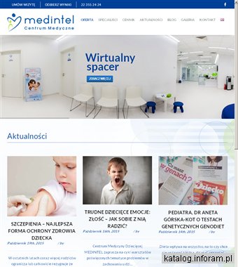 www.medintel.com.pl - dermatolog dziecięcy Wilanów