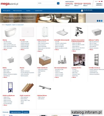 Megalazienki.pl - wyposażenie łazienek