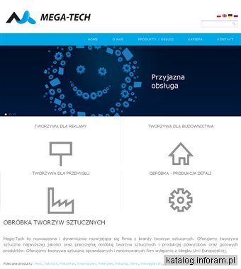 Obróbka Tworzyw Sztucznych Mega-Tech